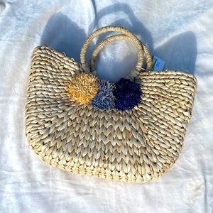 BUJIBAJA Straw Tote NWT